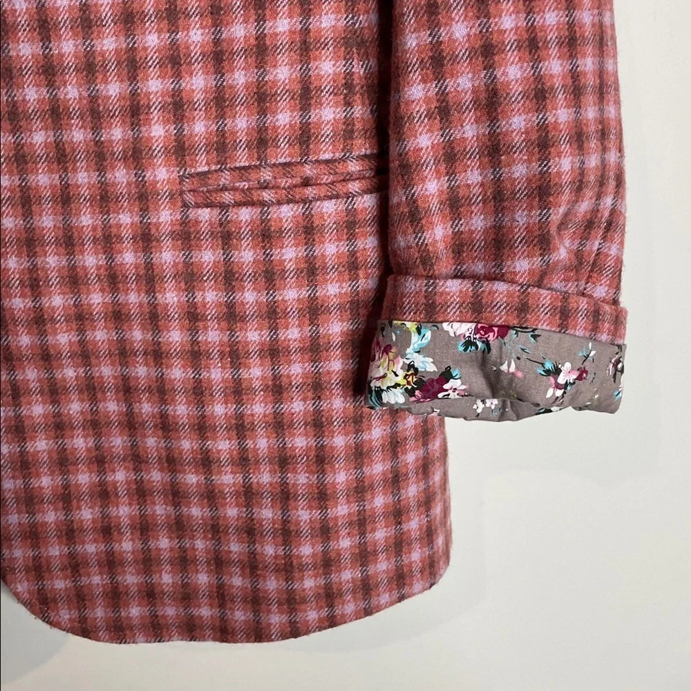 Sundance | Women’s The Lisa Plaid Wool Blend Blazer Jacket Size XS